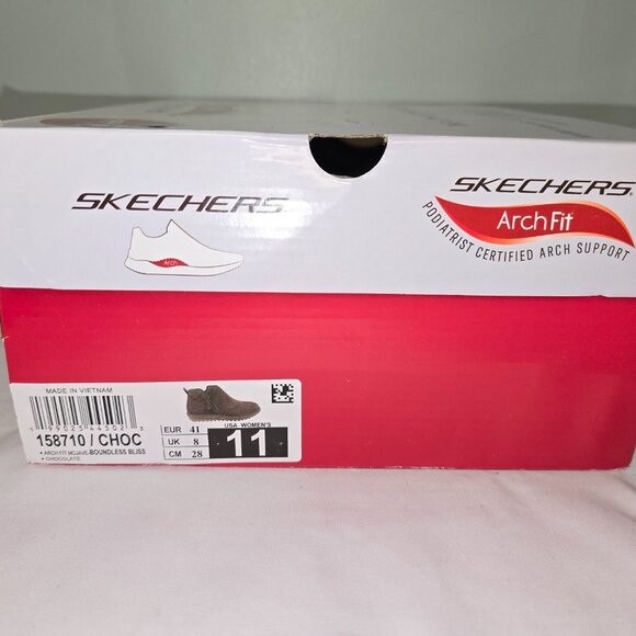 Skechers Arch Fit Mojave Boundless Bliss, Chocolate, Women's Size 11, New in Box - Picture 8 of 9